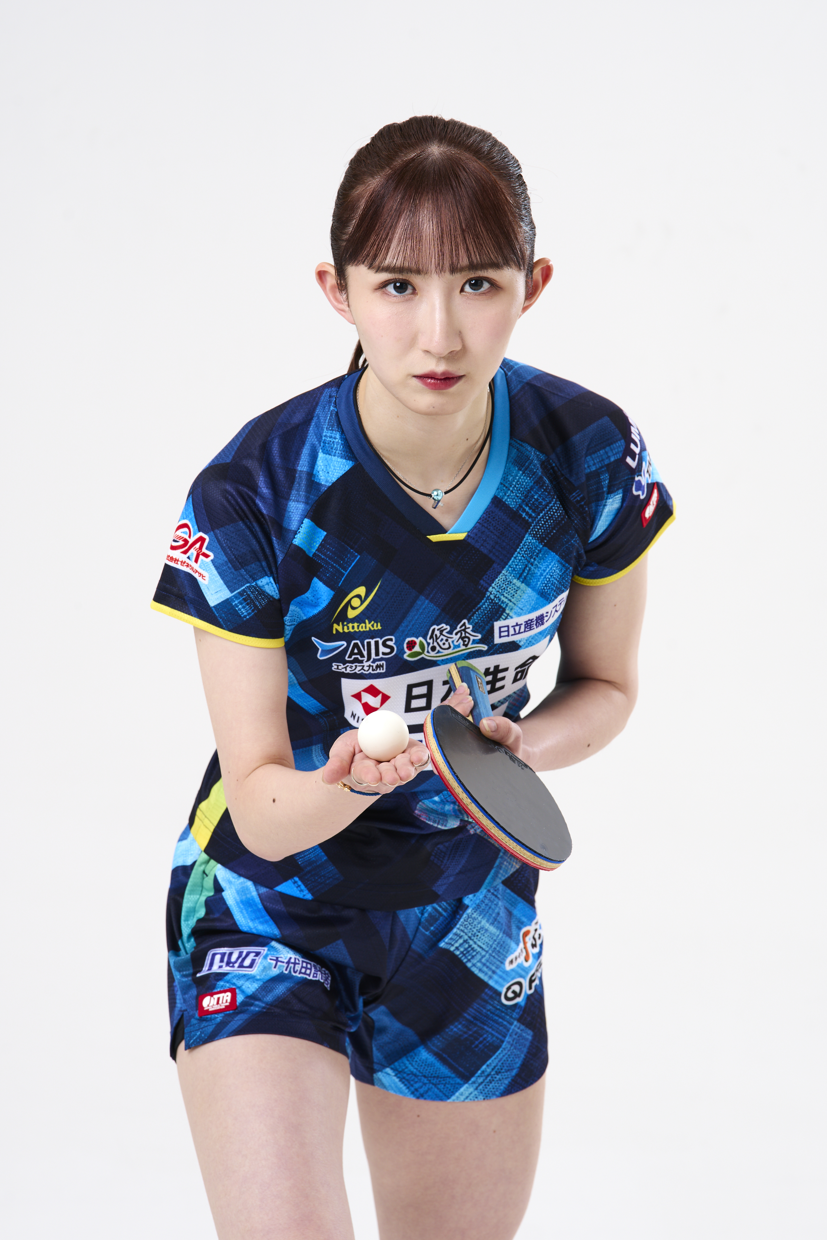 笑顔の早田ひな選手